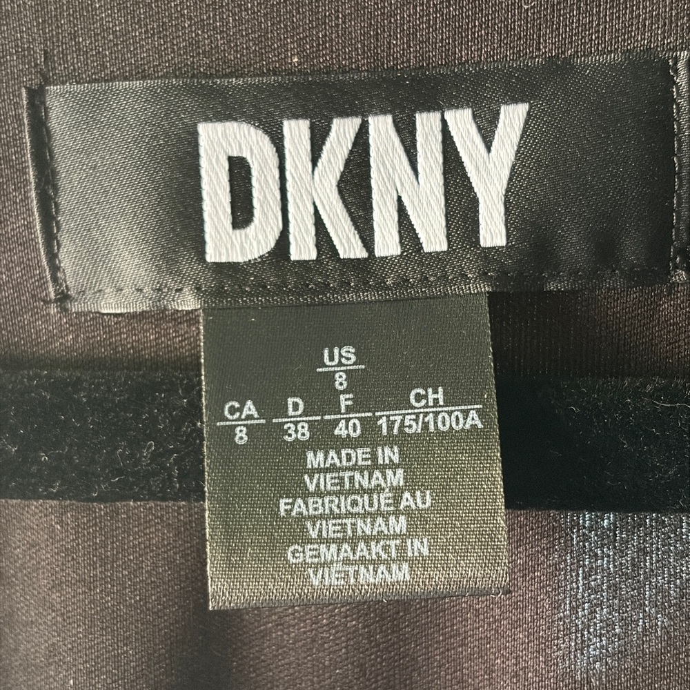 DKNY Black and Brown Maxi Dress - Picture 2 of 9